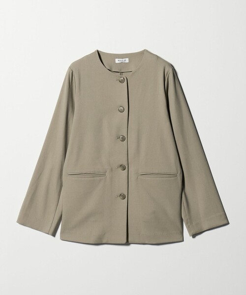セール】＜MARW UNITED ARROWS＞ノーカラー シャツ ジャケット（シャツ