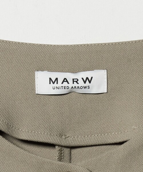 MARW UNITED ARROWS(マルゥ ユナイテッドアローズ)の「<MARW UNITED ARROWS>ノーカラー シャツ ジャケット(シャツ/ブラウス・レディース・ブラック/ベージュ・FREE)」の22枚目の写真
