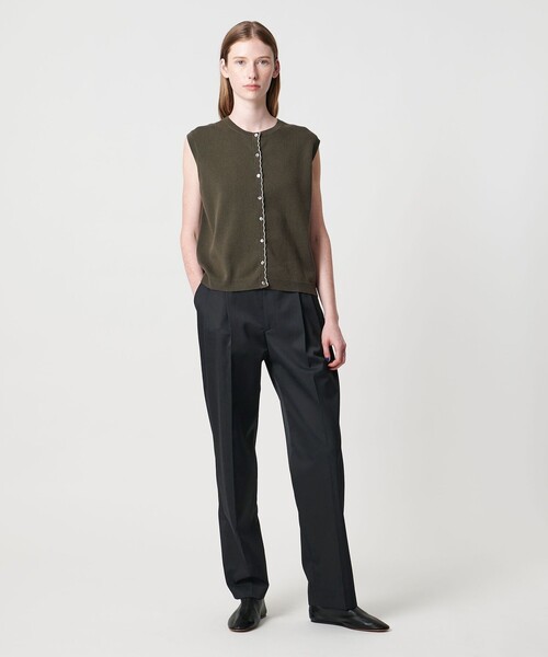 セール】＜Steven Alan＞TW タック テーパード パンツ（スラックス