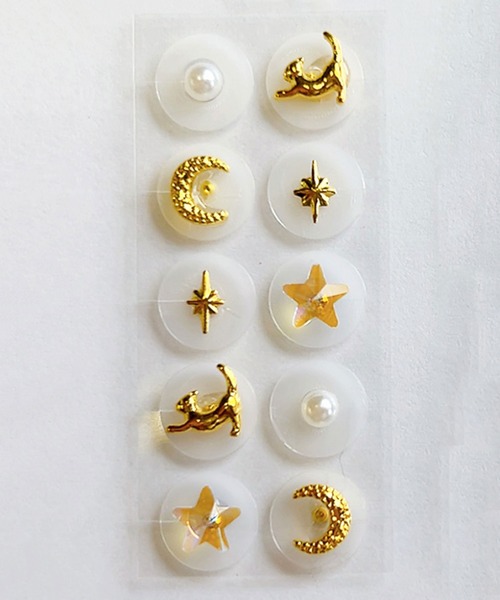 gargle（ガーグル）の「gargle ガーグル：耳つぼジュエリー　耳つぼシール　耳ツボ－１３（イヤリング・レディース・シルバー/ゴールド・FREE）」の4枚目の写真