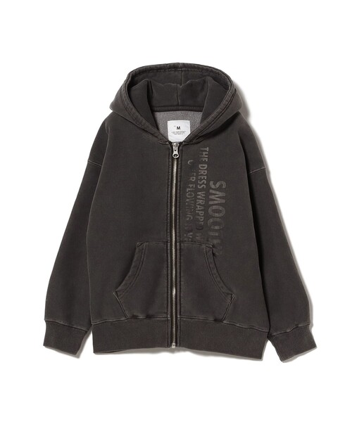 Smoothy（スムージー）の「SMOOTHY / ピグメント ジップ パーカー 2025FW（110～160cm）（パーカー・キッズ・オレンジ/ブラック・MEDIUM/X-LARGE/LARGE）」の8枚目の写真