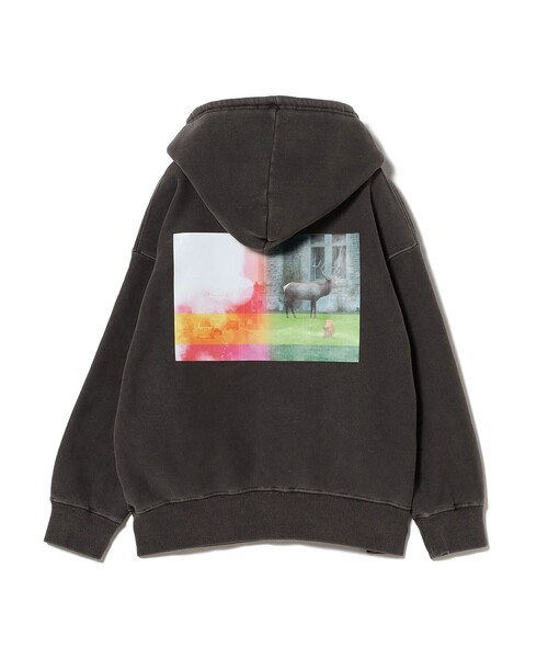 Smoothy（スムージー）の「SMOOTHY / ピグメント ジップ パーカー 2025FW（110～160cm）（パーカー・キッズ・オレンジ/ブラック・MEDIUM/X-LARGE/LARGE）」の9枚目の写真