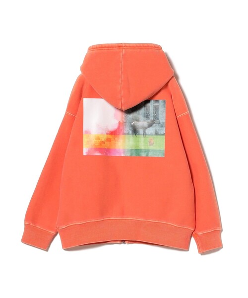 Smoothy（スムージー）の「SMOOTHY / ピグメント ジップ パーカー 2025FW（110～160cm）（パーカー・キッズ・オレンジ/ブラック・MEDIUM/X-LARGE/LARGE）」の15枚目の写真