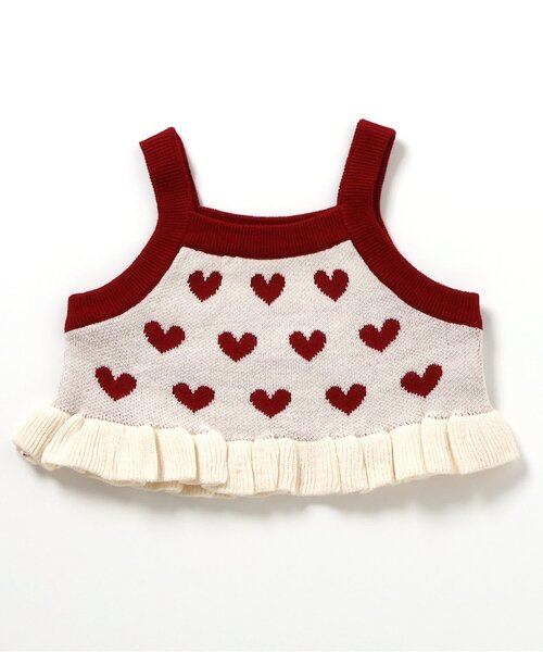 apres les cours（アプレレクール）の「【リンク/洗える】ニットビスチェ&カーディガンセット_ジュニア対応（カーディガン/ボレロ・キッズ・ラベンダー/アイボリー・100/110/130/140/90/120）」の21枚目の写真