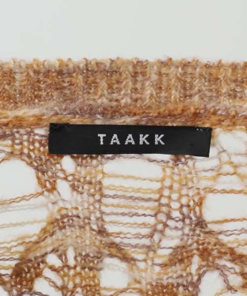 TAAKK(ターク)の「TAAKK MOHAIR KNIT TA25AW-KN035:ニット(ニット/セーター・レディース・イエロー・MEDIUM)」の10枚目の写真