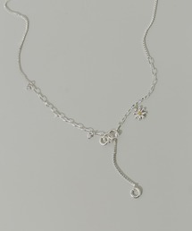 SMELLY | フラワーチャームコンビチェーンYネックレス(ネックレス)