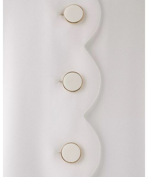 kate spade new york（ケイトスペード ニューヨーク）の「スカラップ シフト ドレス（ワンピース・レディース・ベージュ・0/2/4）」の2枚目の写真