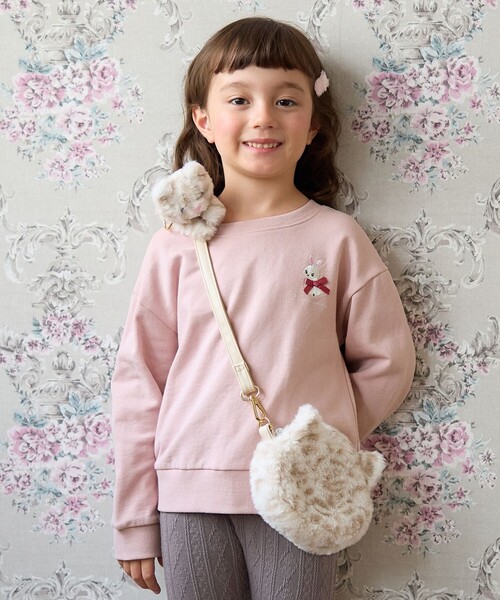 ANY（エニィ）の「肩のりアニマルポシェット（ショルダーバッグ・キッズ・ホワイト系/ベージュ系6・F）」の2枚目の写真