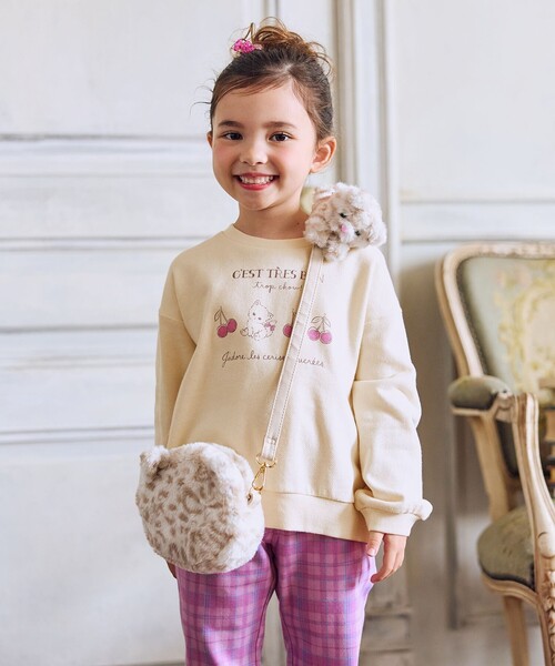 ANY（エニィ）の「肩のりアニマルポシェット（ショルダーバッグ・キッズ・ホワイト系/ベージュ系6・F）」の11枚目の写真