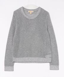 MICHAEL KORS（マイケルコース）の「メタリック メッシュ クルーネック セーター（ニット/セーター）」