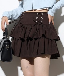 Nohea（ノヘア）の「ｎｏｈｅａ　レースアップヒラミニスカパン（スカート・レディース）」