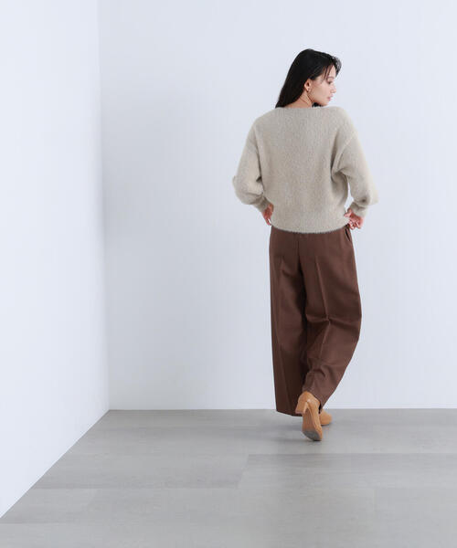 NATURAL BEAUTY BASIC(ナチュラルビューティーベーシック)の「◇スパンコールフェザーニット(ニット/セーター・レディース・ピンク/ベージュ/チャコールグレー・FREE)」の15枚目の写真