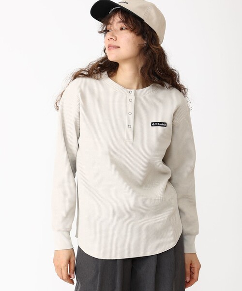 コロンビア【Columbia】ホーリーリバーベンドヘンリー　ワッフル　トップス セール】裏起毛 きれいめカジュアル Columbia／ウィメンズ ホーリー
