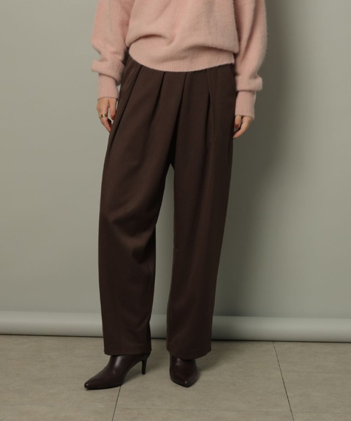 CADUNE(カデュネ)の「アシメコクーンパンツ(その他パンツ・レディース・ブラウン/ブラック/グレー・34/36/38)」の1枚目の写真