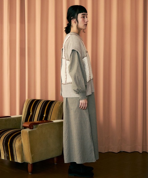 Crisp（クリスプ）の「チェックシャツワンピース（シャツワンピース・レディース・ブラウン/ベージュ・FREE）」の16枚目の写真