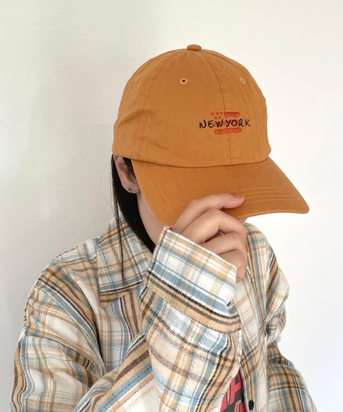 CRB（シーアールビー）の「アルファベットロゴキャップ（キャップ・レディース・チャコールグレー/ブラック/カーキ/オレンジ・F）」の4枚目の写真