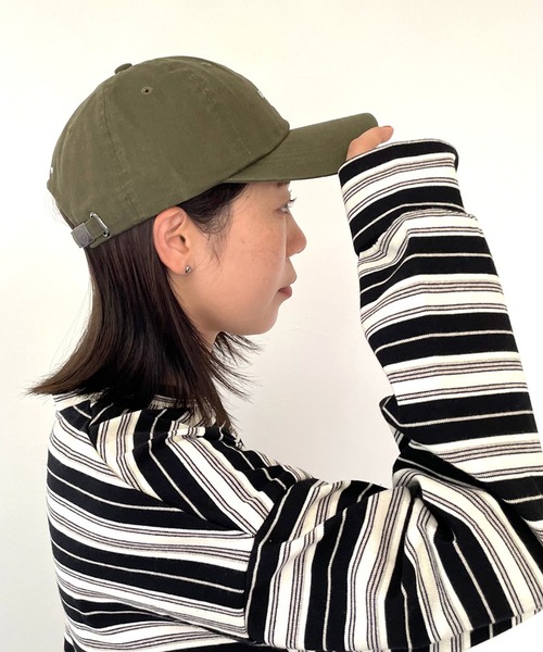 CRB（シーアールビー）の「アルファベットロゴキャップ（キャップ・レディース・チャコールグレー/ブラック/カーキ/オレンジ・F）」の7枚目の写真