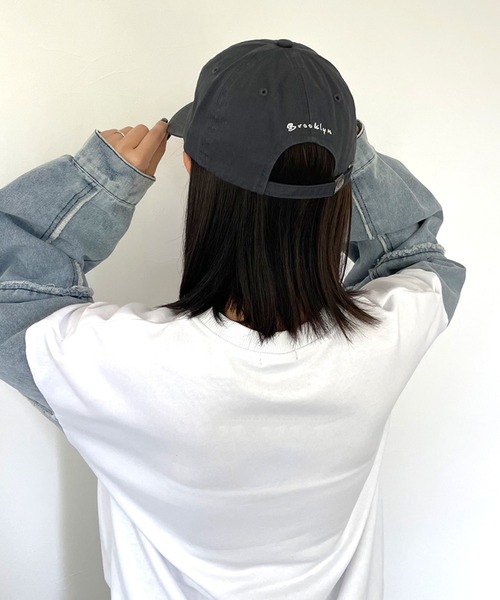CRB（シーアールビー）の「アルファベットロゴキャップ（キャップ・レディース・チャコールグレー/ブラック/カーキ/オレンジ・F）」の16枚目の写真