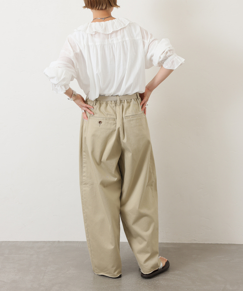 journal standard luxe ビッグチノパンツ　オーバーサイズ　S 楽天市場】ビッグチノ journal standard luxe ジャーナル