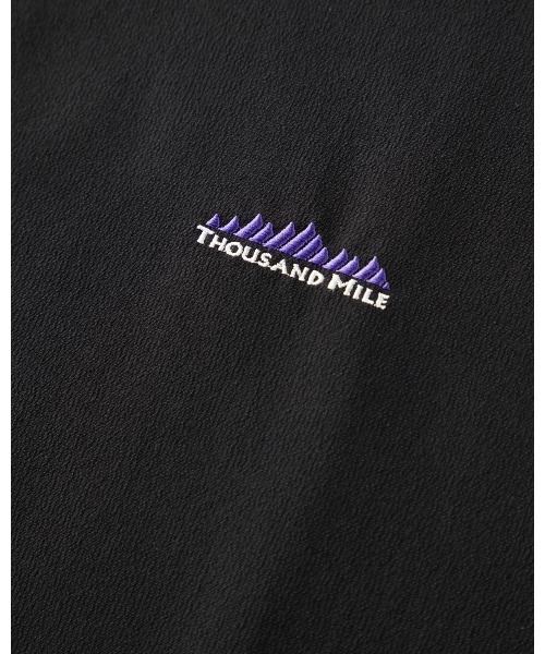 THOUSAND MILE（サウザンドマイル）の「[L's]FRENCH SLEEVE SHIRT & LONG PANTS SET HIGH AIR PERMEABILITY/フレンチスリーブシャツ＆ロングパンツセット（セットアップ・レディース・セージグリーン/ブルー/ブラック/グレイッシュベージュ・FREE）」の6枚目の写真
