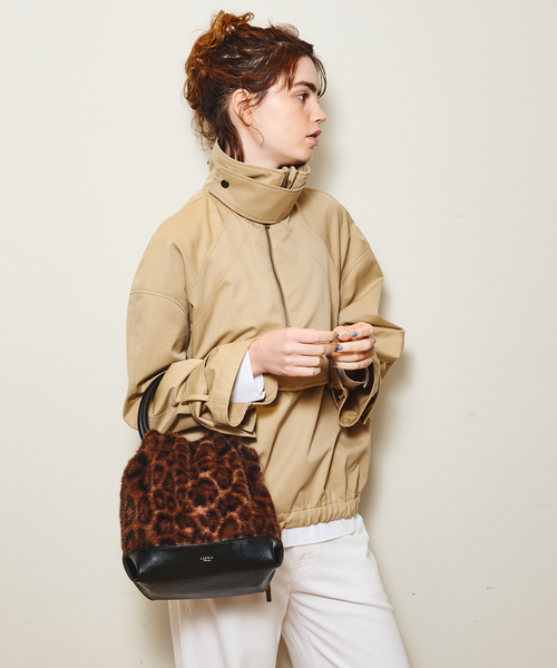 LOWELL things（ロウェル　シングス）の「Linfa/ファー2WAYショルダー（ショルダーバッグ・レディース・アイボリー/ブラウン/モカ・フリー）」の10枚目の写真