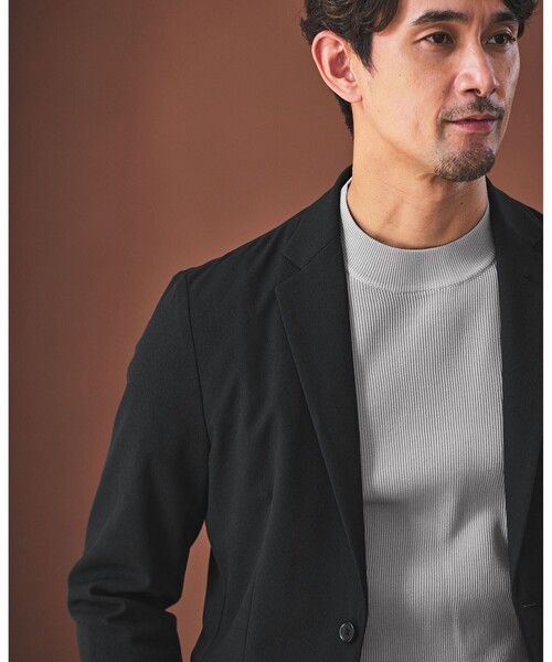 green label relaxing（グリーンレーベルリラクシング）の「【WEB限定】JUST fit デイリー アゼ モックネック ニット（ニット/セーター・メンズ・ブラック/ライトブルー/ライトグレー・XL/M/S/L）」の11枚目の写真