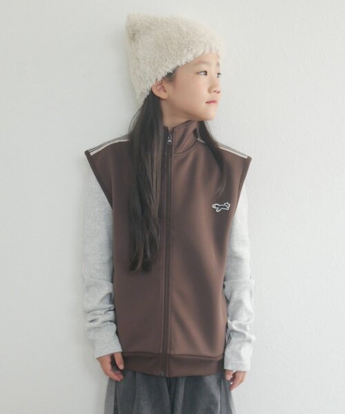 セール】【KIDS】【FOX×TYPY】ストレッチトラックジャージーベスト（T