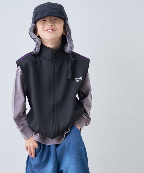 PENNEYS(ぺニーズ)の「【KIDS】【FOX×TYPY】ストレッチトラックジャージーベスト(Tシャツ/カットソー・キッズ・ネイビー/ブラウン/ブラック・SMALL/MEDIUM/LARGE/X-LARGE/XX-LARGE)」の6枚目の写真