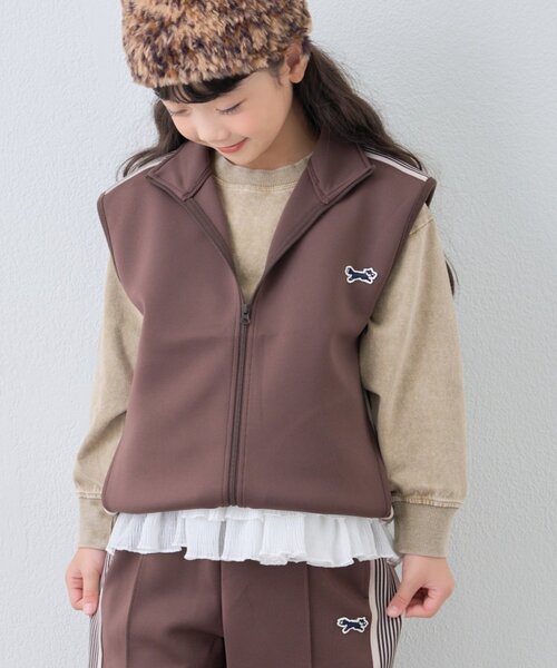 PENNEYS(ぺニーズ)の「【KIDS】【FOX×TYPY】ストレッチトラックジャージーベスト(Tシャツ/カットソー・キッズ・ネイビー/ブラウン/ブラック・SMALL/MEDIUM/LARGE/X-LARGE/XX-LARGE)」の7枚目の写真