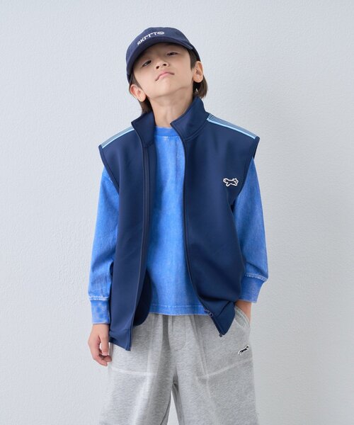 PENNEYS(ぺニーズ)の「【KIDS】【FOX×TYPY】ストレッチトラックジャージーベスト(Tシャツ/カットソー・キッズ・ネイビー/ブラウン/ブラック・SMALL/MEDIUM/LARGE/X-LARGE/XX-LARGE)」の11枚目の写真