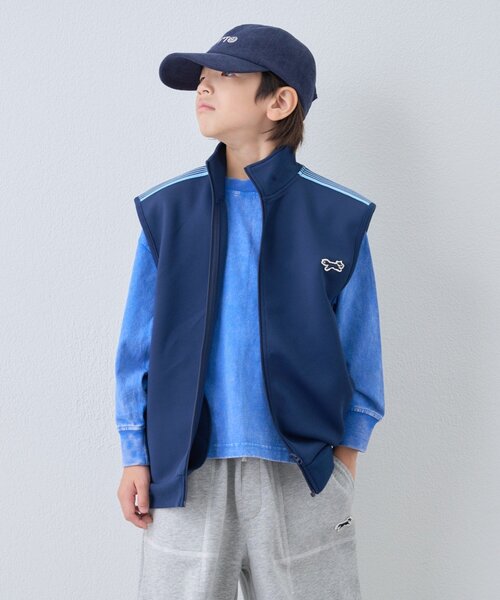 PENNEYS(ぺニーズ)の「【KIDS】【FOX×TYPY】ストレッチトラックジャージーベスト(Tシャツ/カットソー・キッズ・ネイビー/ブラウン/ブラック・SMALL/MEDIUM/LARGE/X-LARGE/XX-LARGE)」の12枚目の写真