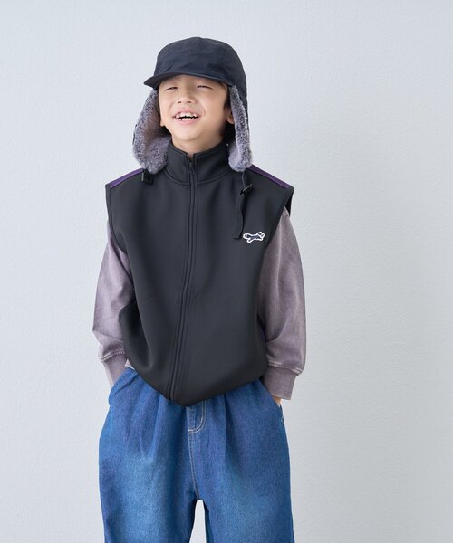 PENNEYS(ぺニーズ)の「【KIDS】【FOX×TYPY】ストレッチトラックジャージーベスト(Tシャツ/カットソー・キッズ・ネイビー/ブラウン/ブラック・SMALL/MEDIUM/LARGE/X-LARGE/XX-LARGE)」の17枚目の写真