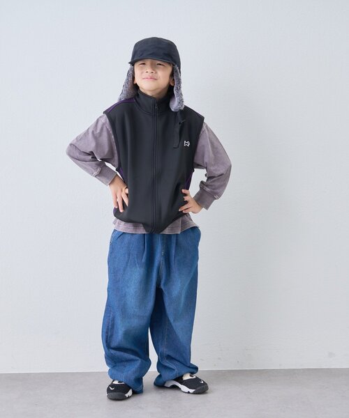 PENNEYS(ぺニーズ)の「【KIDS】【FOX×TYPY】ストレッチトラックジャージーベスト(Tシャツ/カットソー・キッズ・ネイビー/ブラウン/ブラック・SMALL/MEDIUM/LARGE/X-LARGE/XX-LARGE)」の19枚目の写真