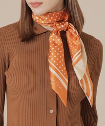 MACKINTOSH LONDON | 【Precious12月号】ドットストライプ剣先スカーフ(ストール/ショール)