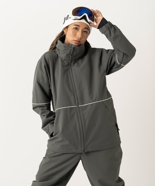 セール】【OP/オーピー】レディースパイピングドスノージャケット