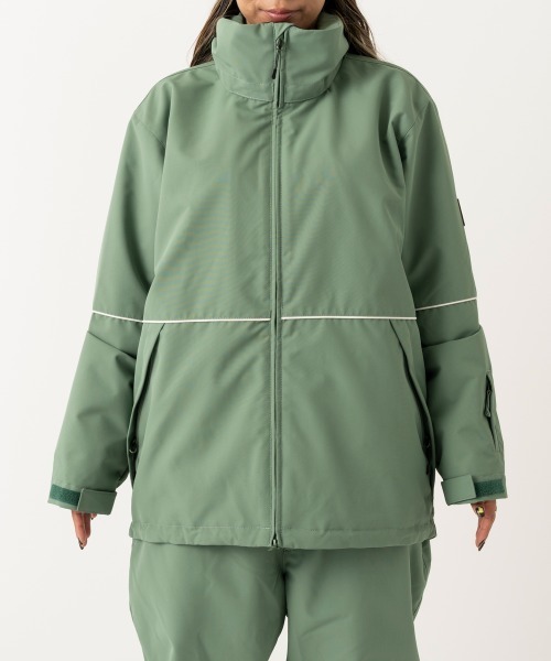 セール】【OP/オーピー】レディースパイピングドスノージャケット