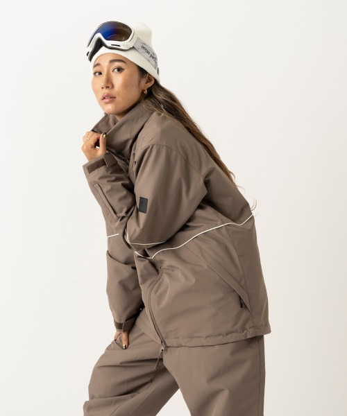 セール】【OP/オーピー】レディースパイピングドスノージャケット