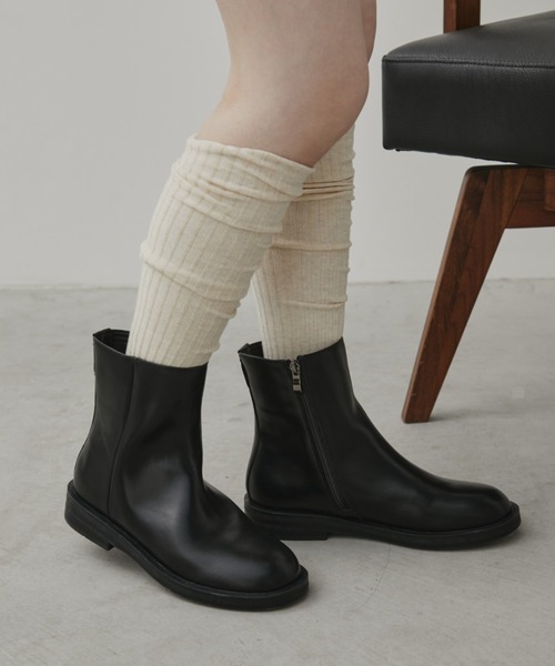 Aunt Marie's（アントマリーズ）の「2WAYフェイクレザーベルトロングブーツ / ショートブーツ（ブーツ・レディース・ブラック・LARGE/MEDIUM/SMALL）」の21枚目の写真