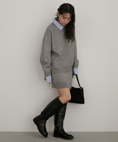 Aunt Marie's（アントマリーズ）の「2WAYフェイクレザーベルトロングブーツ / ショートブーツ（ブーツ・レディース・ブラック・LARGE/MEDIUM/SMALL）」の6枚目の写真