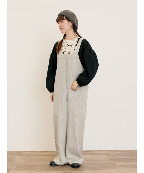 Samansa Mos2（サマンサ モスモス）の「【WEB限定】胸元レース貼りチュニック（シャツ/ブラウス・レディース・キナリ/ブラック・F）」の19枚目の写真