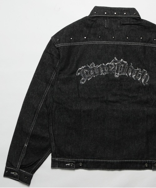 NINE PATH（ナインパス）の「DENIM JKT（デニムジャケット・メンズ・ブラック/ブラック系その他2/ブルー・M/L/XL）」の18枚目の写真