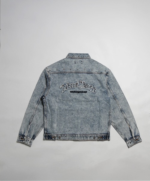 NINE PATH（ナインパス）の「DENIM JKT（デニムジャケット・メンズ・ブラック/ブラック系その他2/ブルー・M/L/XL）」の5枚目の写真