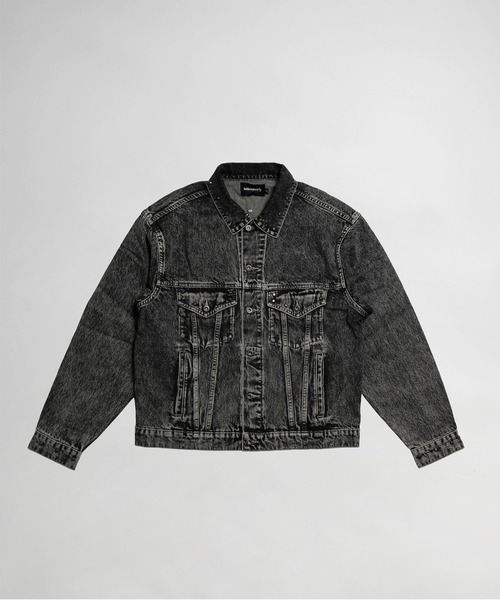 NINE PATH（ナインパス）の「DENIM JKT（デニムジャケット・メンズ・ブラック/ブラック系その他2/ブルー・M/L/XL）」の9枚目の写真