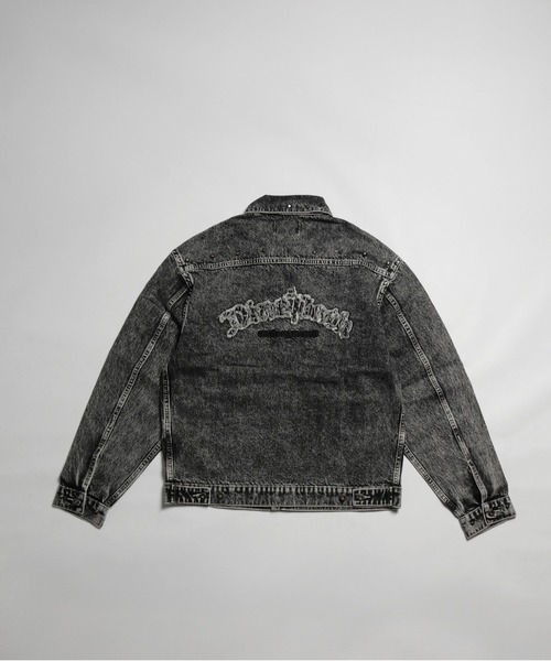 NINE PATH（ナインパス）の「DENIM JKT（デニムジャケット・メンズ・ブラック/ブラック系その他2/ブルー・M/L/XL）」の10枚目の写真