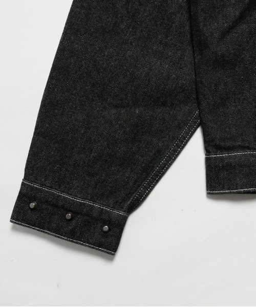NINE PATH（ナインパス）の「DENIM JKT（デニムジャケット・メンズ・ブラック/ブラック系その他2/ブルー・M/L/XL）」の17枚目の写真