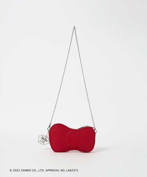 HELLO KITTY UNITED ARROWSリボン ショルダーバッグ 赤 UNITED ARROWS（ユナイテッドアローズ）の「＜HELLO KITTY × UNITED