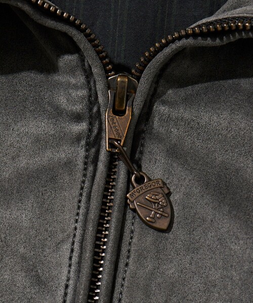 McGREGOR(マックレガー)の「McGREGOR COLLECTION/マックレガー コレクション 別注 リラックスフィット オーバーダイ スエード調 ドリズラージャケット(ブルゾン・メンズ・ブラック/ベージュ・MEDIUM/LARGE)」の20枚目の写真