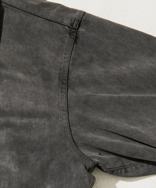 McGREGOR(マックレガー)の「McGREGOR COLLECTION/マックレガー コレクション 別注 リラックスフィット オーバーダイ スエード調 ドリズラージャケット(ブルゾン・メンズ・ブラック/ベージュ・MEDIUM/LARGE)」の21枚目の写真