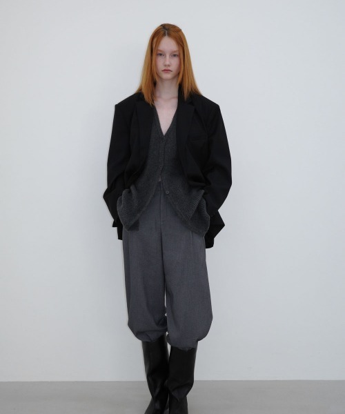 Studio Doe（スタジオドー）の「Studio Doe X-silhouette Knitted Vest（ベスト・レディース・グレー・SMALL）」の7枚目の写真
