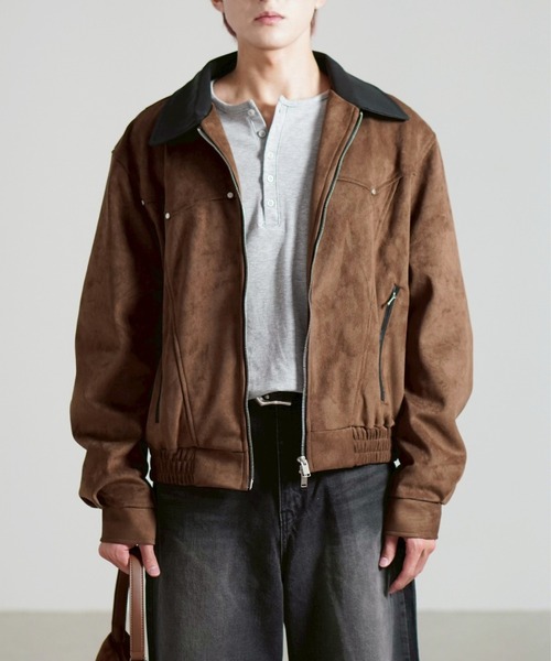 Chikashitsu +（チカシツプラス）の「【Chikashitsu +】suede contrast